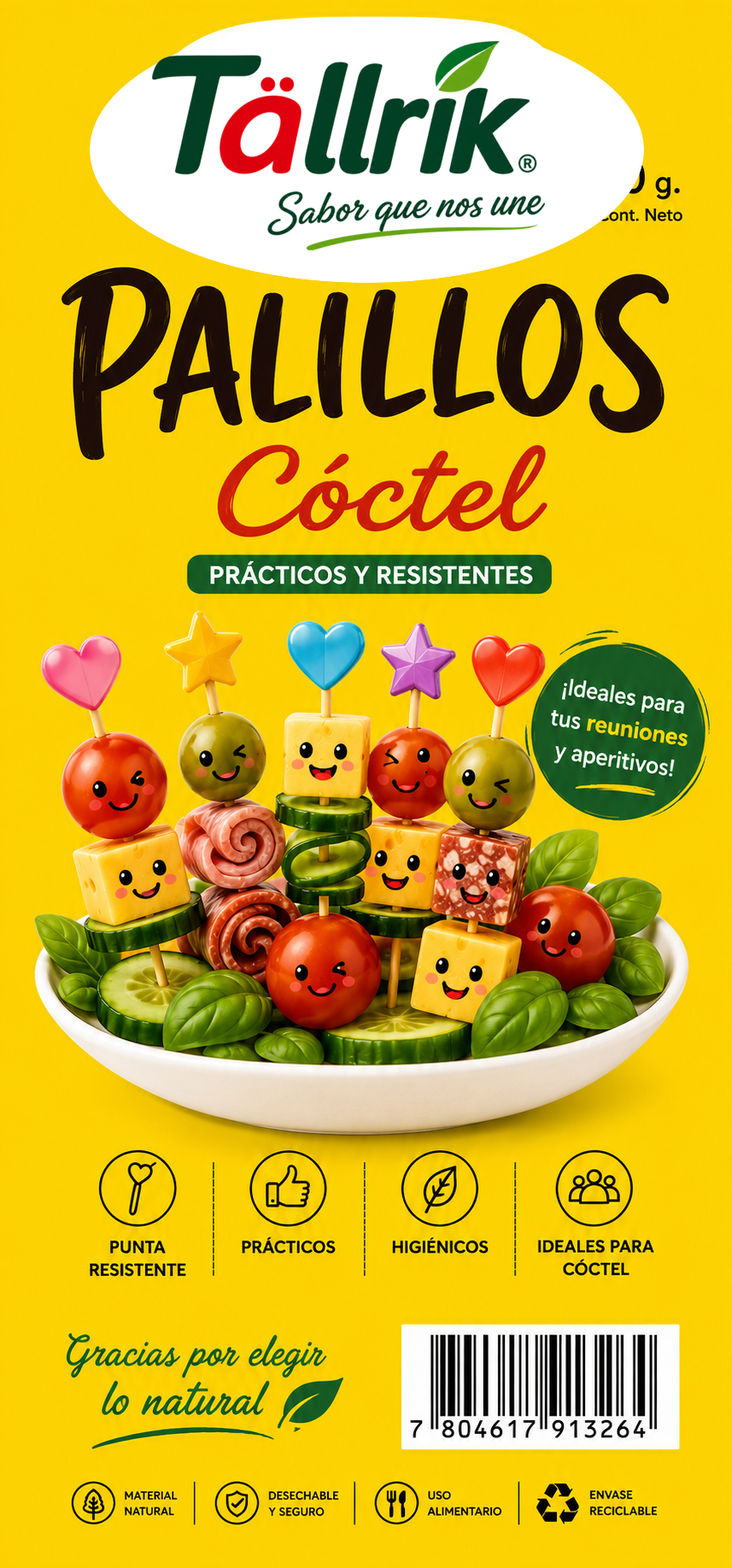 Etiqueta de Palillos cóctel Tallrik